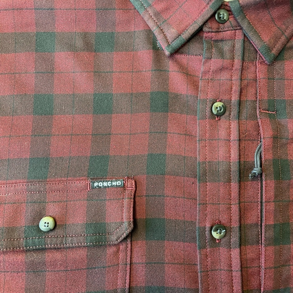 Poncho Brand Flannel shirt XL slim The Buffalo model